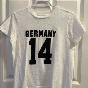 Brandy Melville White Germany 14 Tee